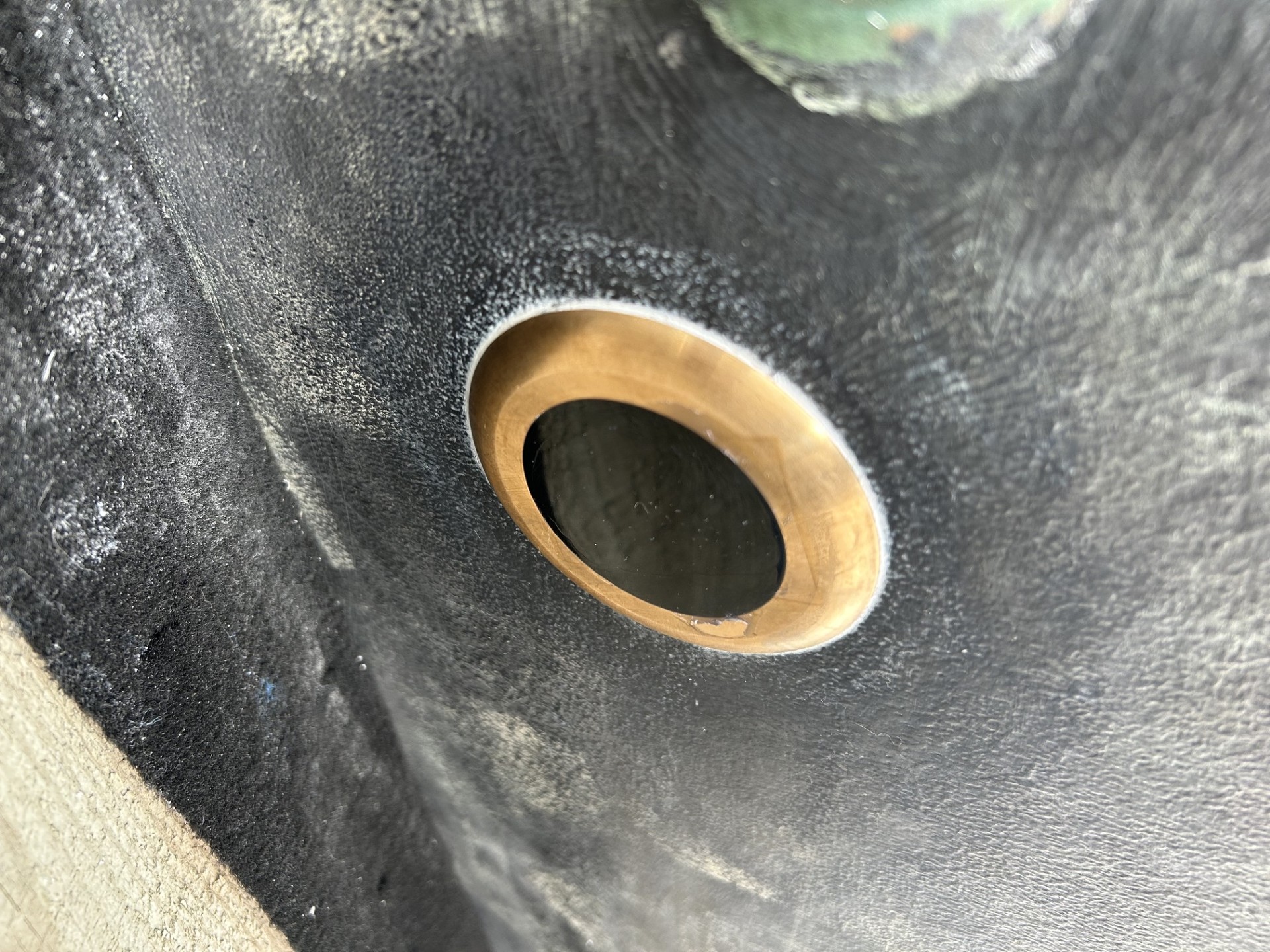 Below-waterline preparation for marine electronics equipment