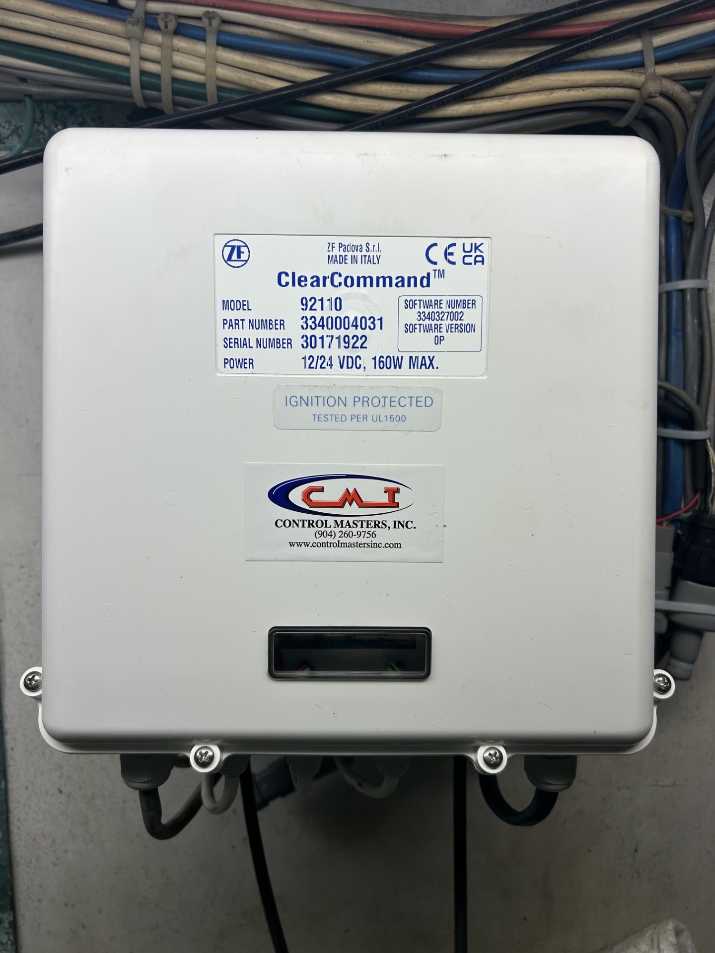 ZF ClearCommand Vessel Control System, supporting view 2